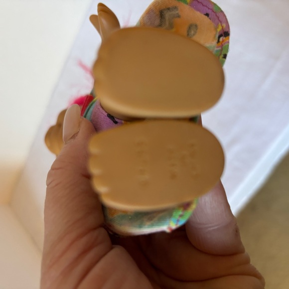 Russ Vintage Colorful Troll Dolls Set of 4 1980s Toys Dolls Police Beach - Picture 5 of 12